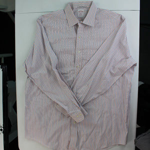 Brooks Brothers 346 size 17.5 Striped Shirt